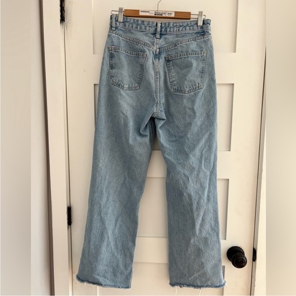 Zara TRF Ripped wide leg jeans size 6 - Picture 9 of 13